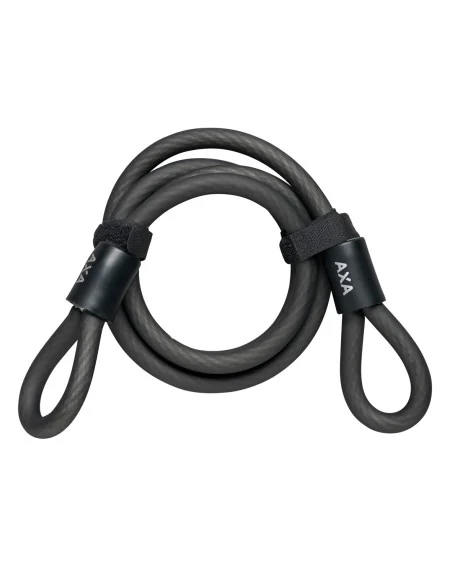 Slotkabel Axa Double Loop 120/10 - zwart