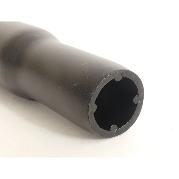 Zadelpen kaars Edge ø25,4 mm / 300 mm aluminium - mat zwart