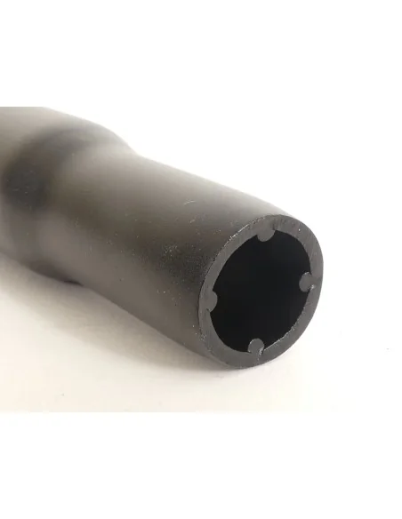 Zadelpen kaars Edge ø25,4 mm / 300 mm aluminium - mat zwart