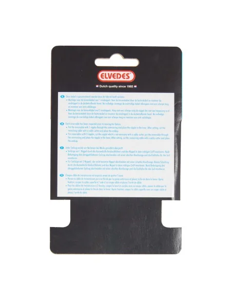 Schakel binnenkabel Elvedes 4000mm RVS Slick Ø1,1mm Shimano / Sram N-nippel (op kaart) - Zilver