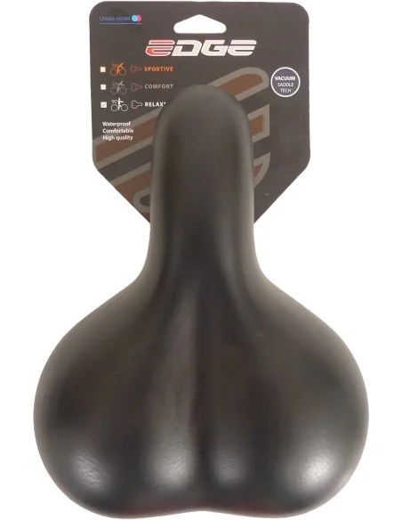 Fietszadel Edge Lazio - zwart