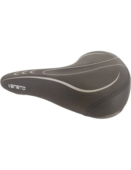 Fietszadel Edge Veneto incl. oppakbeugel en achterlicht - zwart