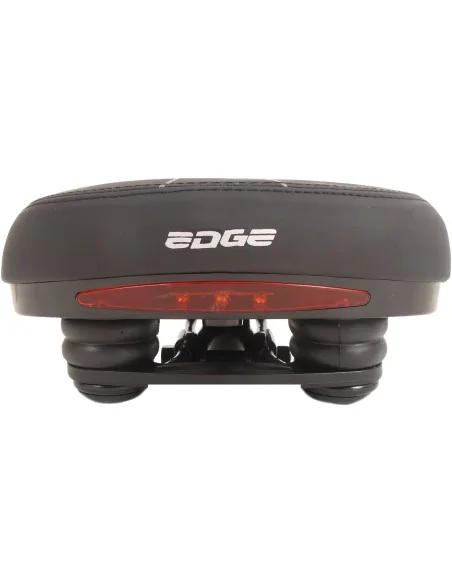 Fietszadel Edge Veneto incl. oppakbeugel en achterlicht - zwart