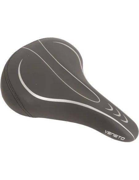 Fietszadel Edge Veneto incl. oppakbeugel en achterlicht - zwart