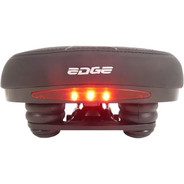 Fietszadel Edge Veneto incl. oppakbeugel en achterlicht - zwart