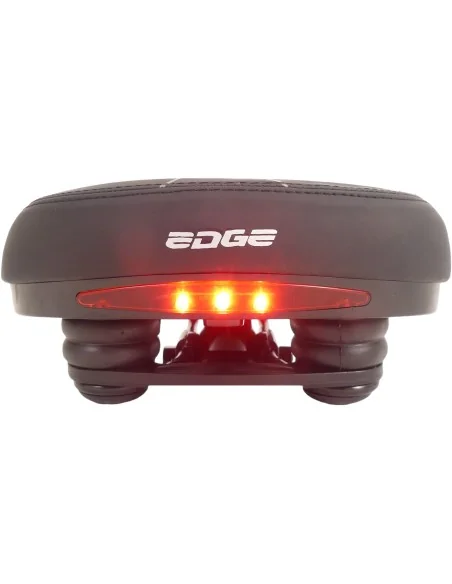 Fietszadel Edge Veneto incl. oppakbeugel en achterlicht - zwart