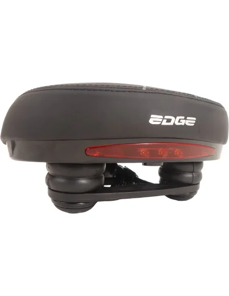 Fietszadel Edge Veneto incl. oppakbeugel en achterlicht - zwart