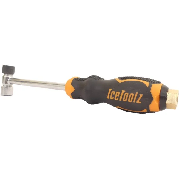 Compressorhandvat IceToolz met schroefaansluiting