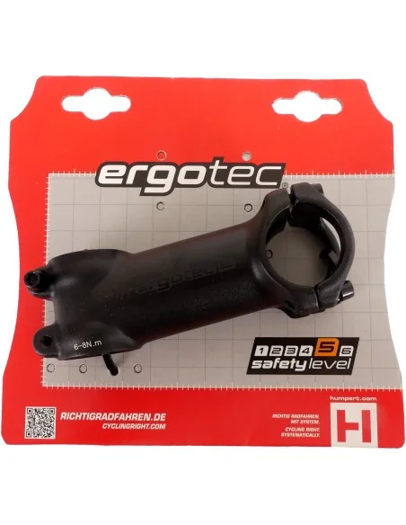 Stuurpen Ergotec Shark ahead ø28,6 / 90 / 31,8 mm - zwart