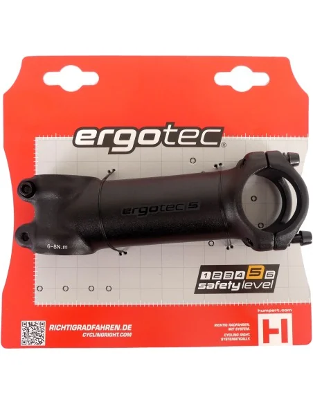 Stuurpen Ergotec Shark ahead ø28,6 / 110 / 31,8 mm - zwart