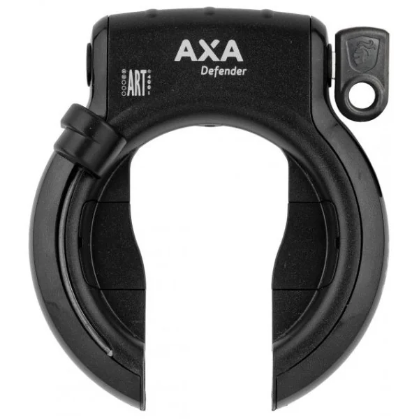 Ringslot Axa Defender met Bafang cilinder - glanzend zwart (werkplaatsverpakking)