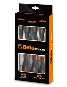 Schroevendraaierset Beta Tools Evox 1203E/D8P - 8 delig