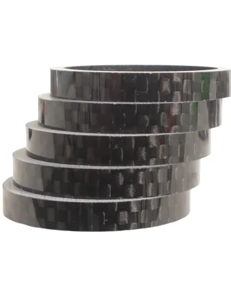 Ahead spacer 1-1/8" 5 mm - carbon (5 stuks)