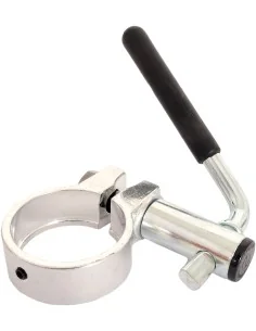 Zadelpenklem ø34,9 mm Mirage met draaihevel en 45 mm bout - zilver