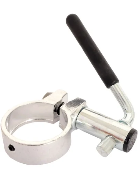 Zadelpenklem ø34,9 mm Mirage met draaihevel en 45 mm bout - zilver