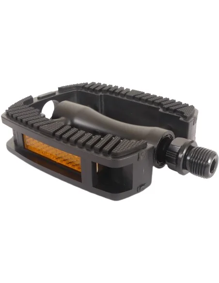 Pedaalset Marwi SP-821 met aluminium huis - anti slip - mat zwart (werkplaatsverpakking)