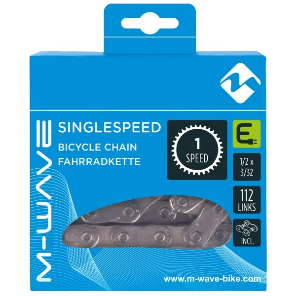 Fietsketting M-Wave single speed / naafversnelling E-bike - 112 schakels