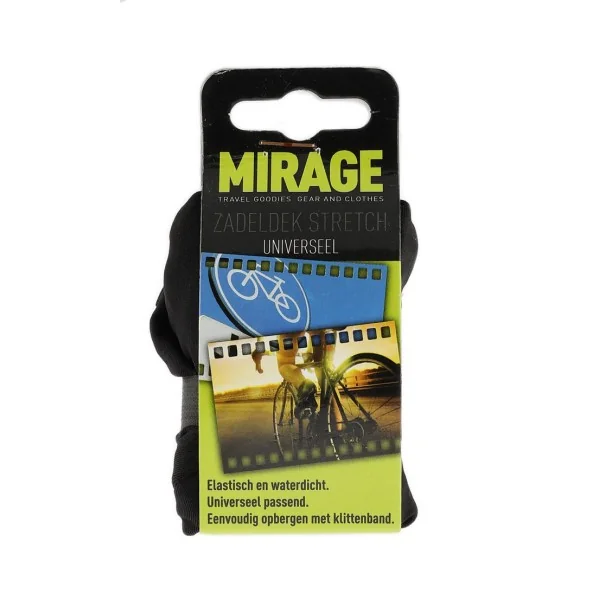 Zadeldek Mirage Undercover van stretch nylon - zwart