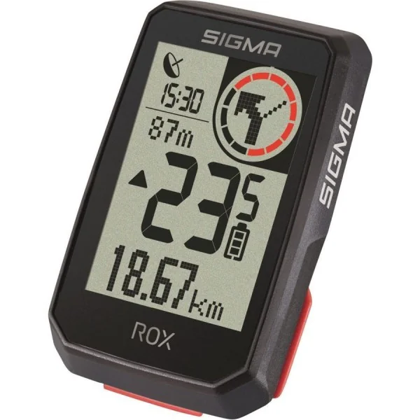 Fietscomputer GPS Sigma ROX 2.0 met overclamp butler stuurhouder - zwart