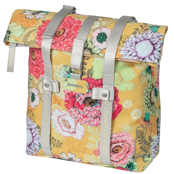 Fietstas Basil Bloom Field Shopper 20 liter 30 x 15 x 38 cm - honey yellow