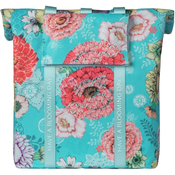 Fietstas Basil Bloom Field Shopper 20 liter 30 x 15 x 38 cm - sky blue