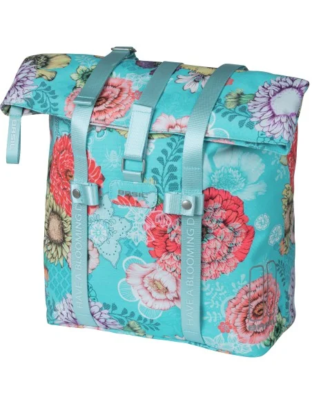 Fietstas Basil Bloom Field Shopper 20 liter 30 x 15 x 38 cm - sky blue