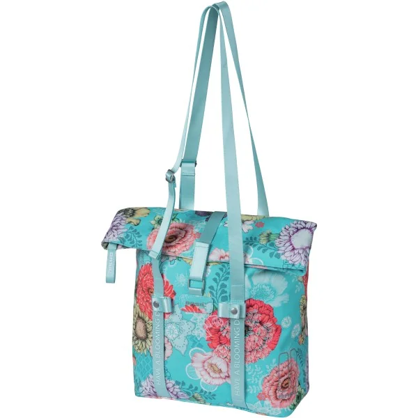Fietstas Basil Bloom Field Shopper 20 liter 30 x 15 x 38 cm - sky blue