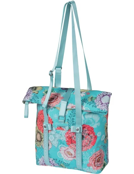 Fietstas Basil Bloom Field Shopper 20 liter 30 x 15 x 38 cm - sky blue