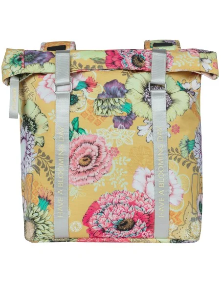 Dubbele fietstas Basil Bloom Field 35 liter 30 x 15 x 33 cm - honey yellow