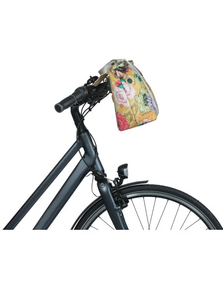 Fietstas Basil Bloom Field MIK (met KF-hook) 11 liter 29 x 15 x 28 cm - honey yellow