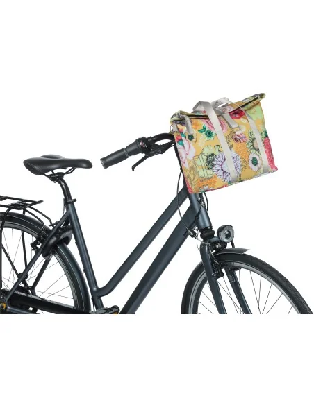 Fietstas Basil Bloom Field MIK (met KF-hook) 11 liter 29 x 15 x 28 cm - honey yellow
