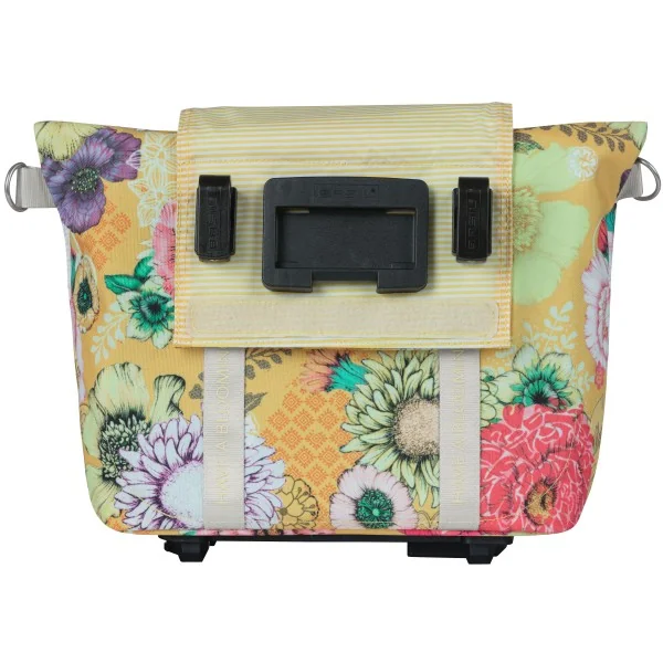 Fietstas Basil Bloom Field MIK (met KF-hook) 11 liter 29 x 15 x 28 cm - honey yellow