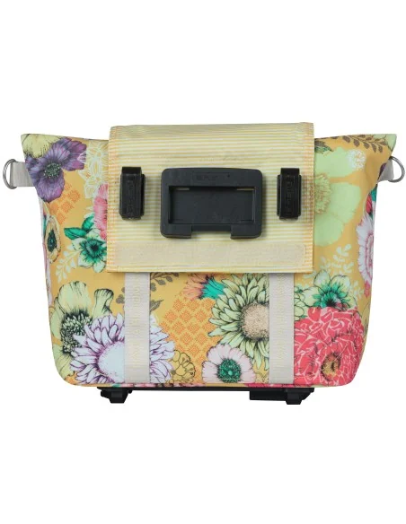Fietstas Basil Bloom Field MIK (met KF-hook) 11 liter 29 x 15 x 28 cm - honey yellow