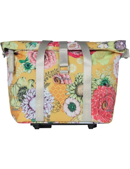 Fietstas Basil Bloom Field MIK (met KF-hook) 11 liter 29 x 15 x 28 cm - honey yellow