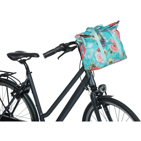 Fietstas Basil Bloom Field KF-hook MIK 11 liter 29 x 15 x 28 cm - sky blue