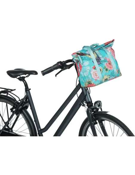 Fietstas Basil Bloom Field KF-hook MIK 11 liter 29 x 15 x 28 cm - sky blue