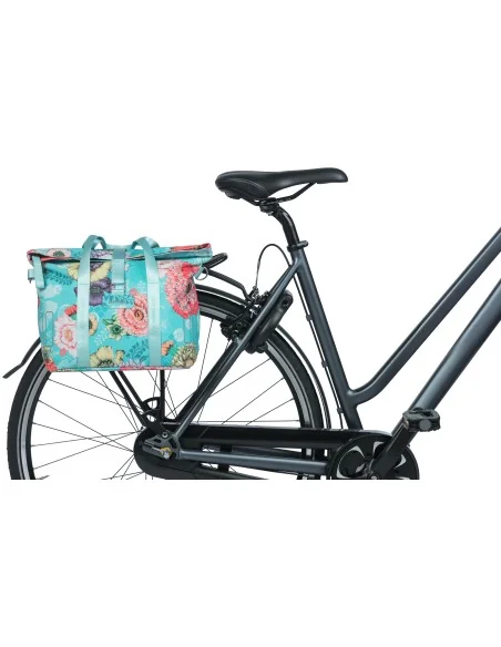 Fietstas Basil Bloom Field KF-hook MIK 11 liter 29 x 15 x 28 cm - sky blue