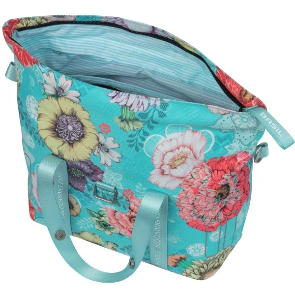 Fietstas Basil Bloom Field KF-hook MIK 11 liter 29 x 15 x 28 cm - sky blue