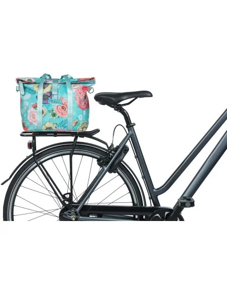 Fietstas Basil Bloom Field KF-hook MIK 11 liter 29 x 15 x 28 cm - sky blue