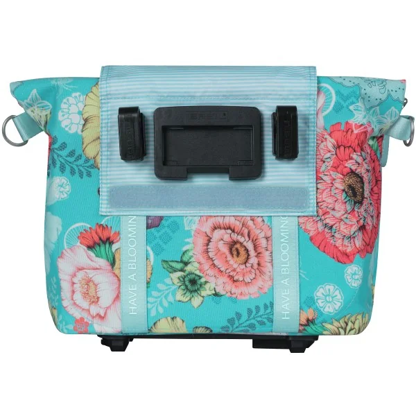Fietstas Basil Bloom Field KF-hook MIK 11 liter 29 x 15 x 28 cm - sky blue