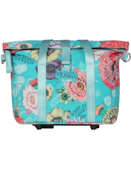 Fietstas Basil Bloom Field KF-hook MIK 11 liter 29 x 15 x 28 cm - sky blue