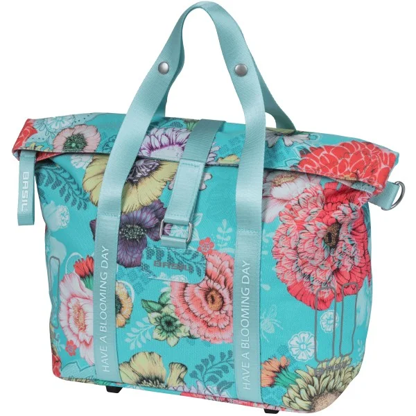 Fietstas Basil Bloom Field KF-hook MIK 11 liter 29 x 15 x 28 cm - sky blue