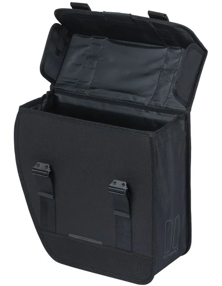 Fietstas Basil Tour Single Left 14 liter 34 x 14 x 34 cm - zwart
