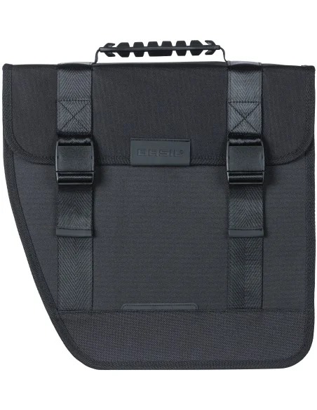 Fietstas Basil Tour Single Left 14 liter 34 x 14 x 34 cm - zwart