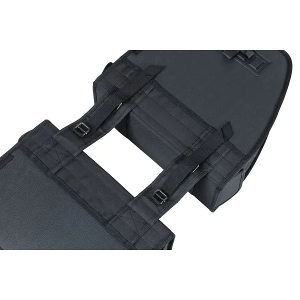 Dubbele fietstas Basil Tour Double 28 liter 34 x 14 x 34 cm - zwart