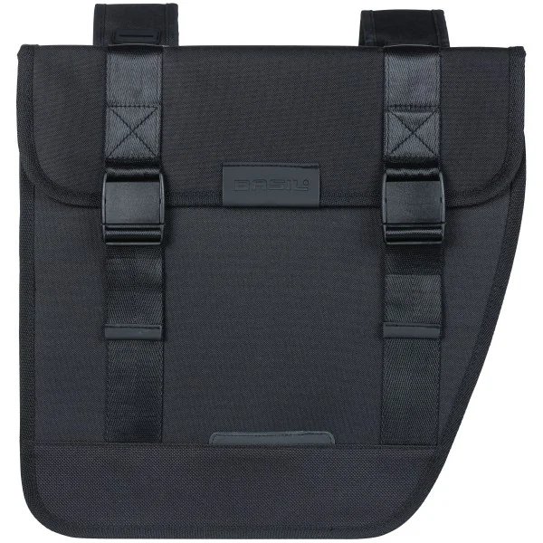 Dubbele fietstas Basil Tour Double 28 liter 34 x 14 x 34 cm - zwart