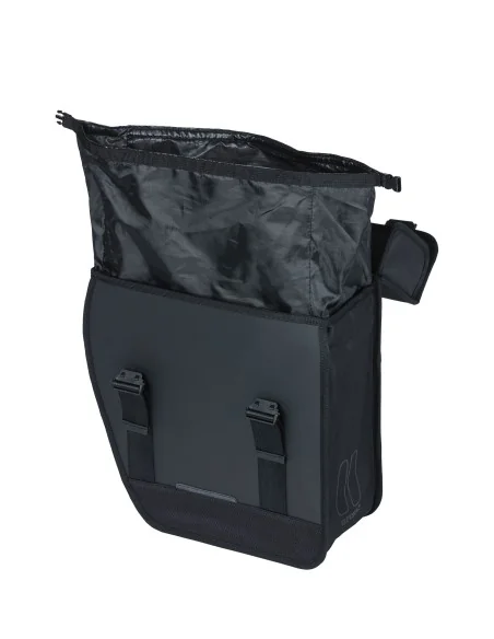 Fietstas Basil Tour Waterproof Left 14 liter 34 x 14 x 34 cm - zwart