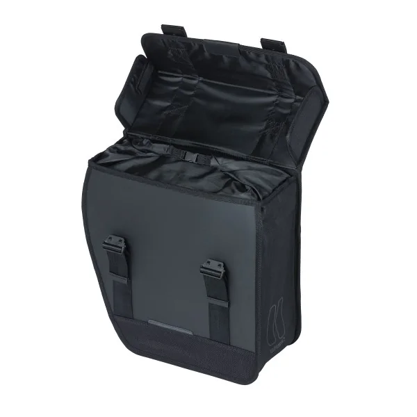 Fietstas Basil Tour Waterproof Left 14 liter 34 x 14 x 34 cm - zwart