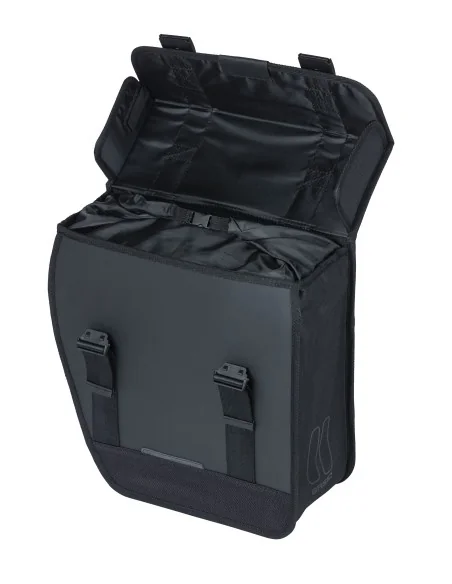 Fietstas Basil Tour Waterproof Left 14 liter 34 x 14 x 34 cm - zwart