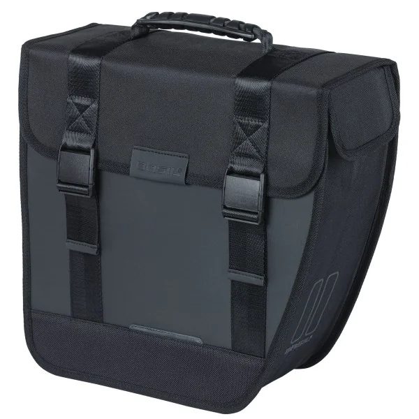 Fietstas Basil Tour Waterproof Right 14 liter 34 x 14 x 34 cm - zwart